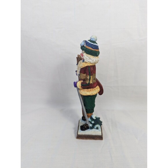 Roman Santa figure 6" tall. Galleria License Christmas- skiing Santa - Picture 2 of 5